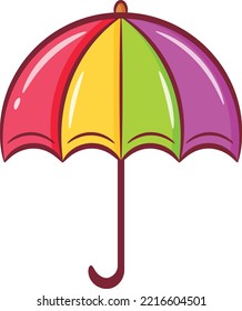 umbrella cute drawing for school flashcard