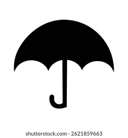 umbrella design black vector art