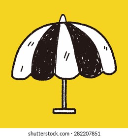 umbrella doodle drawing