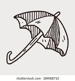 umbrella doodle drawing
