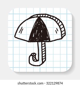 umbrella doodle drawing