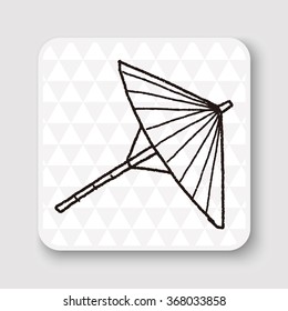 umbrella doodle drawing