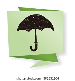 umbrella doodle drawing