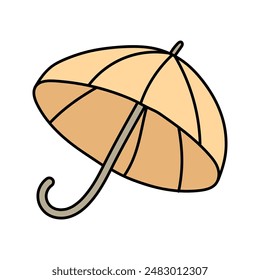 Umbrella Doodle. Vector isolated on white background