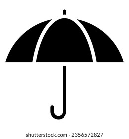 Umbrella flat icon isolated on white background 