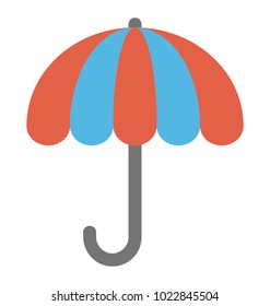 Umbrella flat icon, protection concept