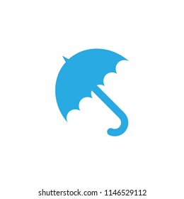 Umbrella flat illustration vector design template eps10