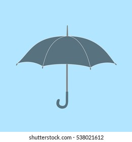Umbrella flat vector 