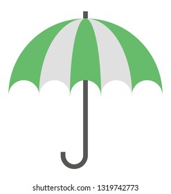 Umbrella flat vector icon 