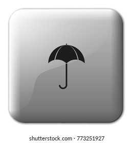 Umbrella flat vector icon.