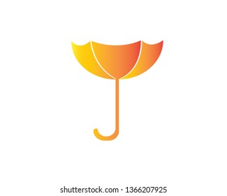 umbrella free arrangement isolated background - Vector
