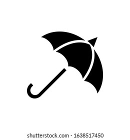 umbrella glyph vector icon - ui icon vector