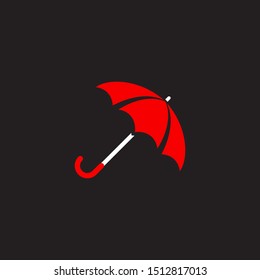 Umbrella graphic design template vector isolated illustration