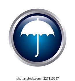 umbrella graphic design , vector illustration