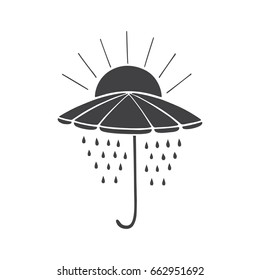 umbrella hand drawn logo
