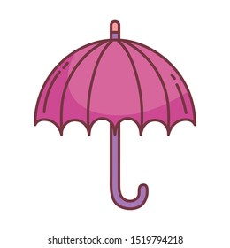 umbrella hello autumn design icon
