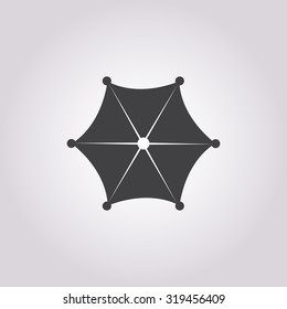 Umbrella icon. 