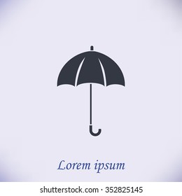 Umbrella Icon Stock Vector (Royalty Free) 293297486