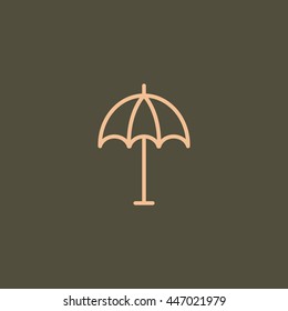 Umbrella icon, 