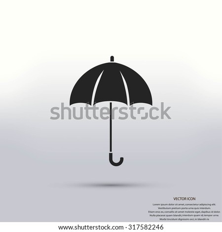 Similar – person with umbrella on rainy day