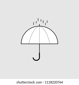 Umbrella icon art vector design isolated