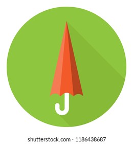 Umbrella icon. Autumn umbrella