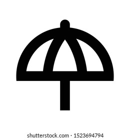 An Umbrella Icon for Autumn Season