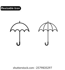 Umbrella Icon, beach umbrella icon - free download.