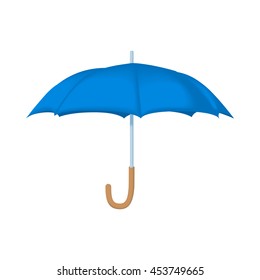 Umbrella icon in cartoon style isolated on white background. Accessories symbol