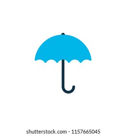 Umbrella icon colored symbol. Premium quality isolated parasol element in trendy style.