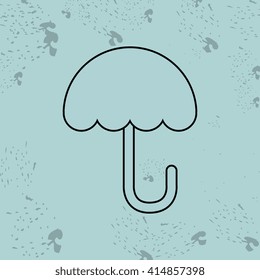 umbrella icon  design 