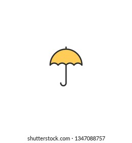 Umbrella icon design. Essential icon vector illustration