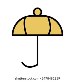 umbrella icon design logo and icon