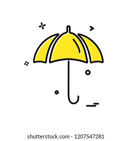 Umbrella icon design vector