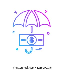 umbrella icon design vector