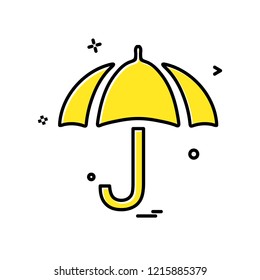 Umbrella icon design vector
