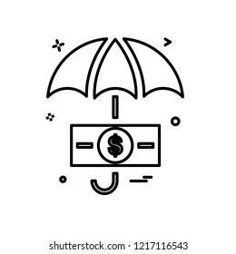 umbrella icon design vector
