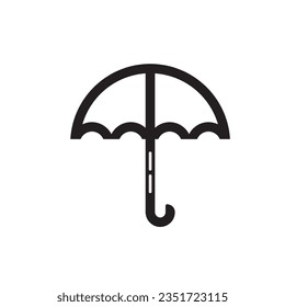 umbrella icon design vector graphic