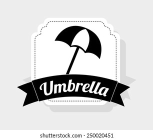 umbrella icon design, vector illustration eps10 graphic 