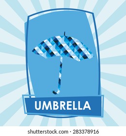 umbrella icon design, vector illustration eps10 graphic 