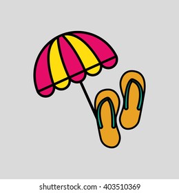 umbrella icon design , vector illustration