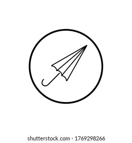 Umbrella Icon Design. Vector Sign
