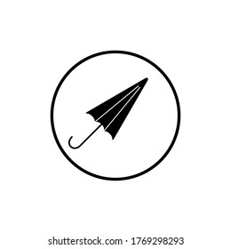 Umbrella Icon Design. Vector Sign