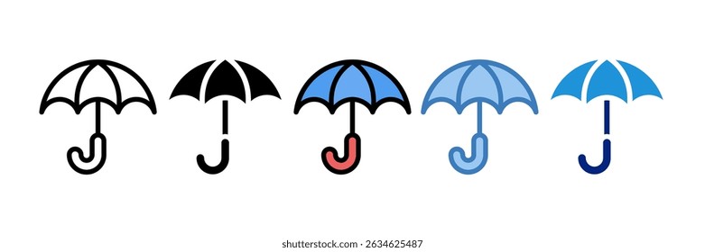 Umbrella Icon Element For Design