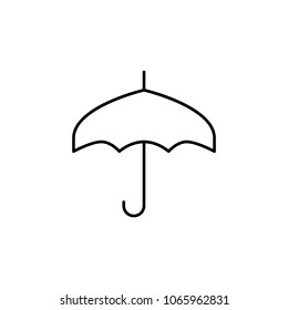 umbrella icon. Element of simple icon for websites, web design, mobile app, info graphics. Thin line icon for website design and development, app development  on white background