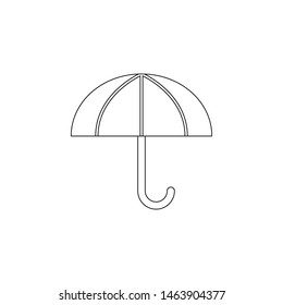 umbrella icon. Element of web for mobile concept and web apps icon. Outline, thin line icon for website design and development, app development