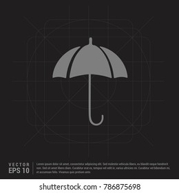 Umbrella Icon - EPS 10