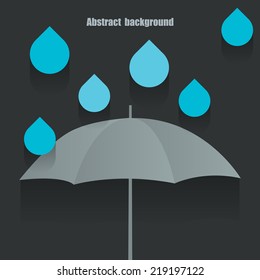 Umbrella icon. Eps10 Vector illustration