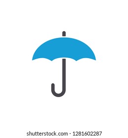 Umbrella Icon, Flat Icon