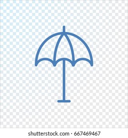  Umbrella icon flat.